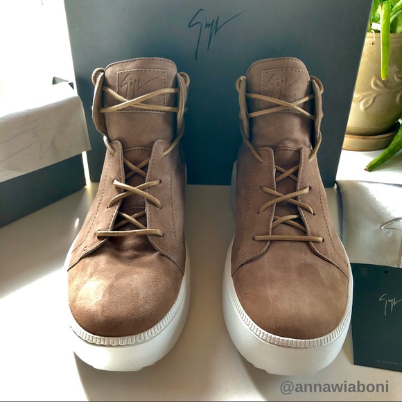 Giuseppe Zanotti Other - GIUSEPPE ZANOTTI Brown Suede Sneaker - NEW